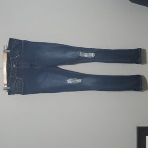 Voi Jeans Mens Size 32 Regular Blue Ripped Holes